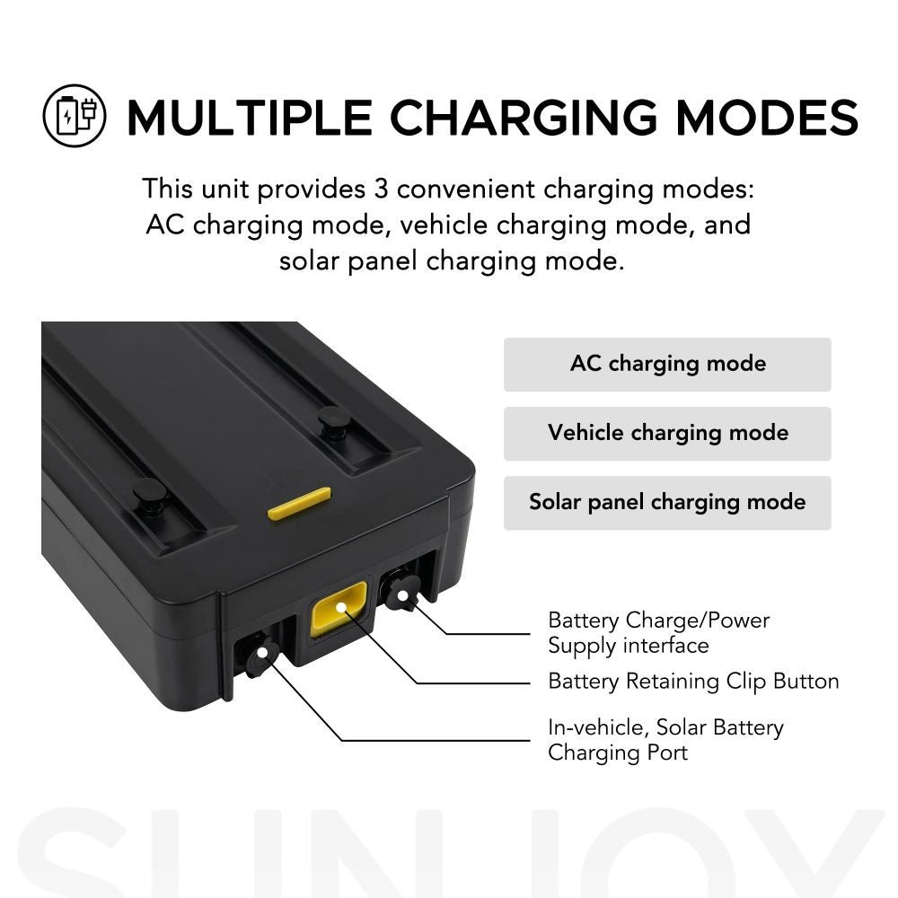 SUNJOY IceCove Portable Air Conditioner with 1 Power Bank for Outdoor Tents and Indoors - Gray