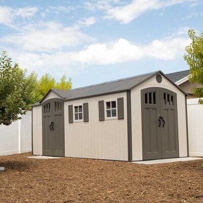 Lifetime 17.5 Ft. x 8 Ft. Outdoor Storage Shed