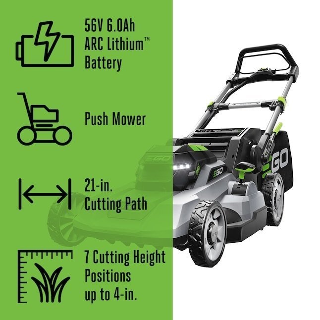 EGO POWER+ LM2114 21″ Brushless Push Lawn Mower Kit