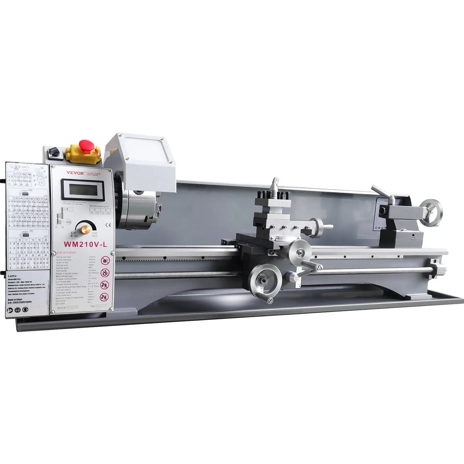 2500 RPM Metal Lathe Machine