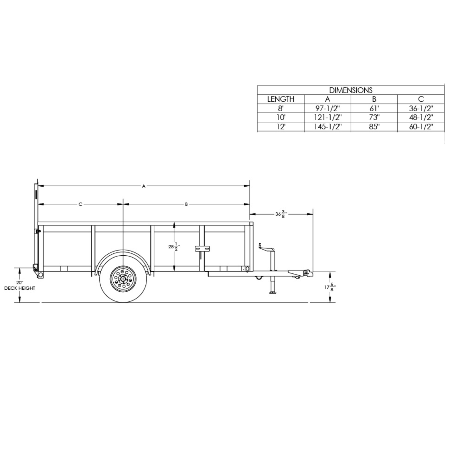 Big Tex Single Axle Vanguard Trailer
