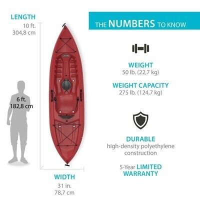 Lifetime Tamarack 100 Sit-On-Top Kayak