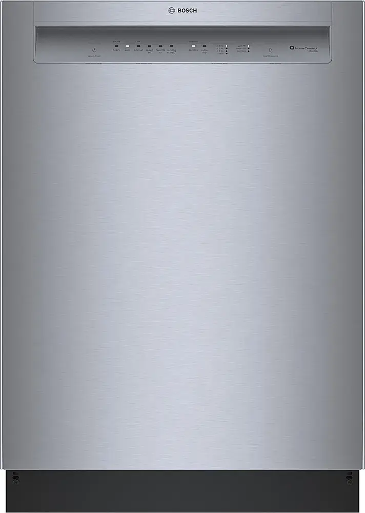 Bosch – 100 Series 24″ Front Control Smart Built-In Hybrid Tub Dishwasher with PureDry