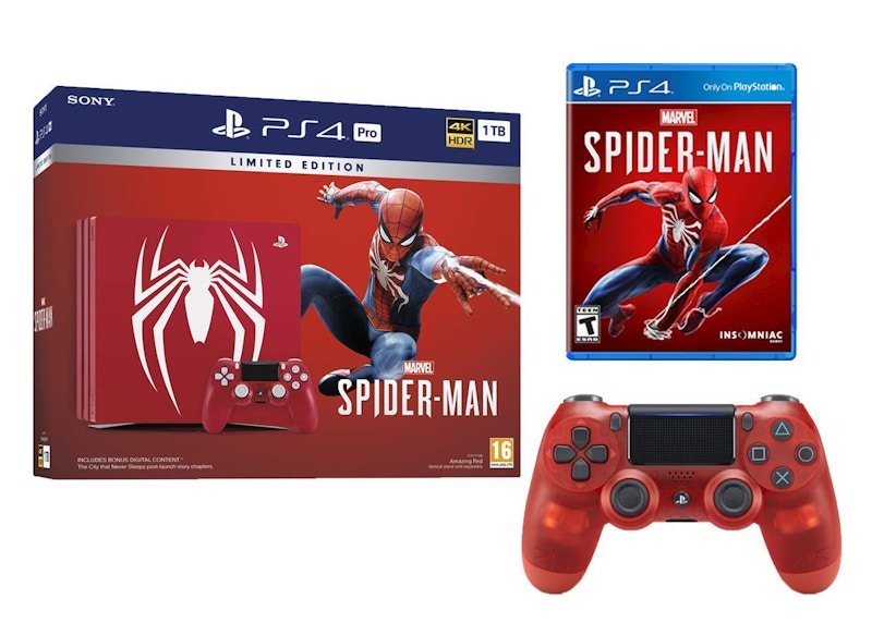 Sony Playstation 4 Pro Marvel's Spider-Man Limited Edition 1TB