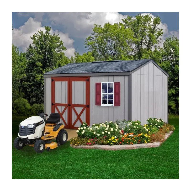 Best Barns Handmade Haven 10×12 Wood Shed Kit – Gable Roof